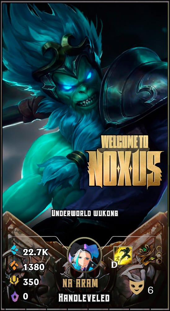 Underworld Wukong | NA ARAM | Handleveled LOL Accounts