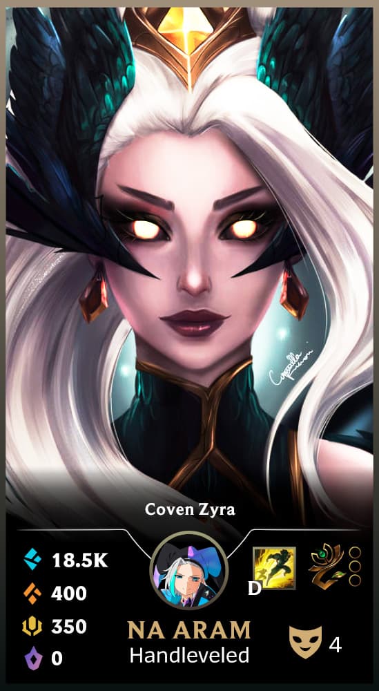 Immortal Journey Zeri | Handleveled LOL Accounts | NA ARAM - BloodMoon Elise