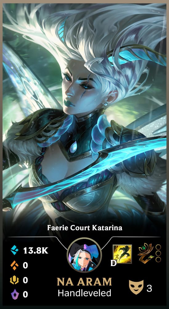Faerie Court Katarina | Handleveled LOL Accounts | NA ARAM