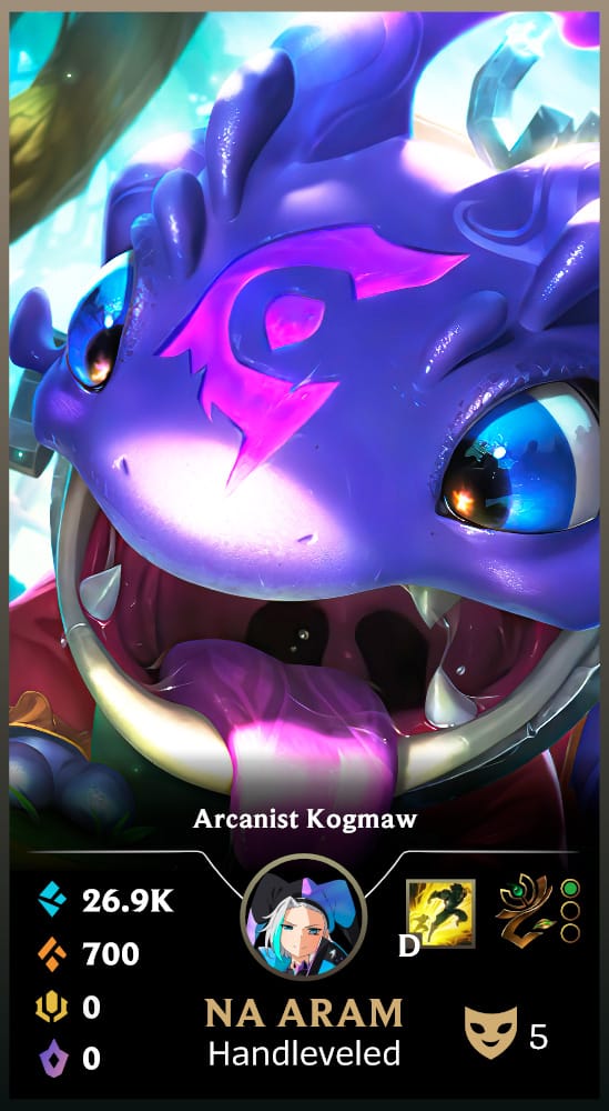 Arcanist Kogmaw | Handleveled LOL Accounts | NA ARAM