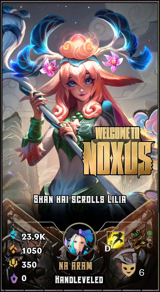 Shan Hai Scrolls Lilia | NA ARAM | Handleveled LOL Accounts