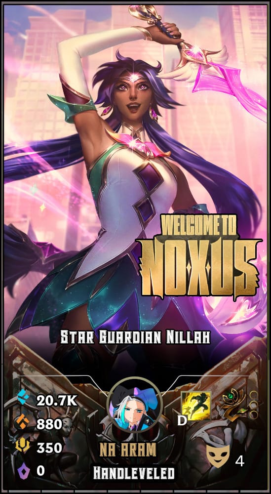 Star Guardian Nilah | NA ARAM | Handleveled LOL Accounts