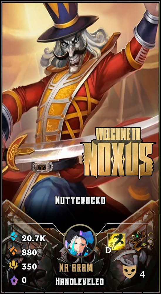 Nuttcracko | NA ARAM | Handleveled LOL Accounts