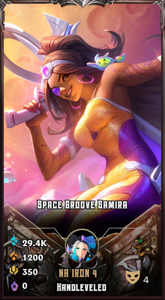Space Groove Samira | NA Ranked IRON 4 | Handleveled LOL Accounts